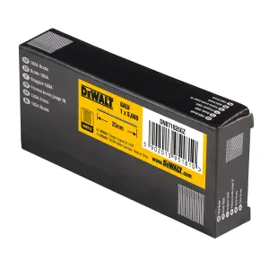 DeWalt 18 gauge Galvanised Straight Collated Brads (L)25mm, Pack of 5000