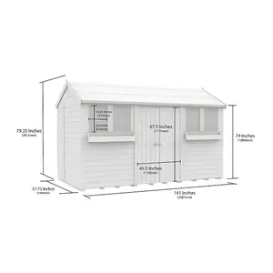 DIY Sheds 5x14 Apex Summer Shed