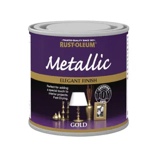 Rust-Oleum Gold effect Multi-surface Special effect paint, 250ml