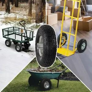 10" Pneumatic Sack Truck Trolley Wheel Barrow Tyre Tyres Replacement Rubber New