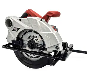 Lumberjack 185mm Circular Saw Multi Purpose 1400W Bevel Angle 240V Red