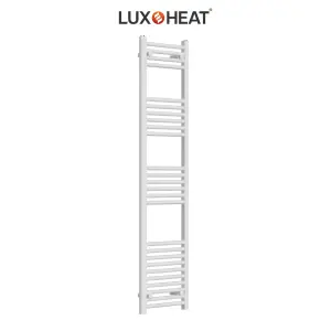 Towel Radiator Rail 1600 x 400 for Central Heating with White Finish