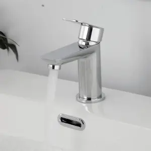 Milton Chrome Basin & Bath Filler Tap Chrome Premium Brassware