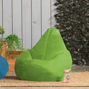 Veeva Kids Indoor Outdoor Bean Bag Gaming Chair Lime Green