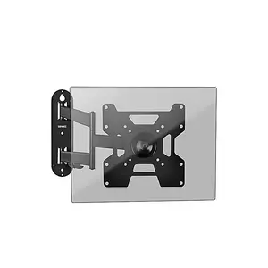 Duronic TVB1135 Full Range TV Bracket, Swivel and Tilt Wall Mount with VESA 600x400 for Flat Screen Television 23-37"