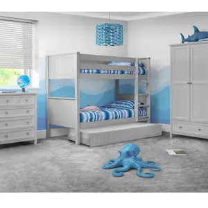 Vivanco Single (3') Standard Bunk Bed Dove Grey