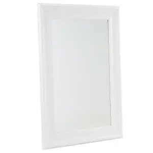 Beliani Scandinavian Wall Mirror LUNEL White