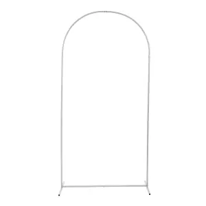 3pcs 180/200/220cm Height White Metal Arch Wedding Backdrop Stand Prop Decor