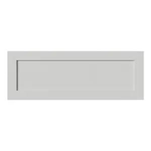 Tydeman Matt grey Shaker Bridging door & pan drawer front, 356mm x 20mm x 997mm