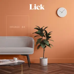 Lick Orange 04 Matt Emulsion paint, 2.5L