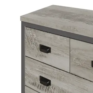 GFW Boston 2+2 Drawer Chest Grey