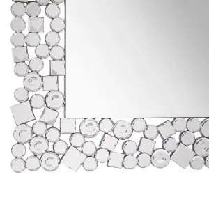 Beliani Glam Wall Mirror MERNEL Silver