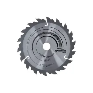 Bosch Professional Speedline Wood Circular Saw Blade - 160 x 20 x 2.2 mm, 18 Teeth