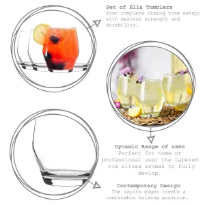 LAV - Ella Tumbler Glasses - 370ml - Pack of 6