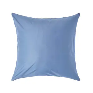 Homescapes Air Force Blue Continental Pillowcase 1000 TC, 60 x 60 cm