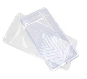 Clear Disposable Roller Tray Liners Liner for 100mm Roller Trays 15 Pack