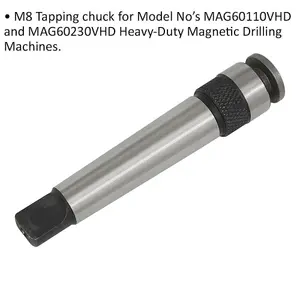 M8 Magnetic Drill Tapping Chuck for ys05392 & ys05394 Drilling Machines