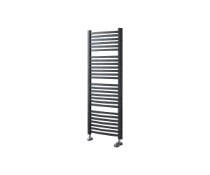 Ximax K4 Anthracite 2063BTU Vertical Towel radiator (W)580mm x (H)1215mm