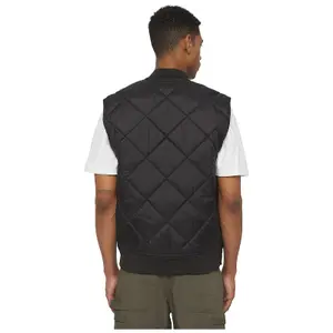 Dickies Mens Diamond Quilted Vest