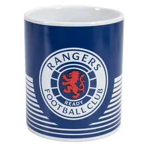 Rangers FC Linear Mug Blue/White/Red (One Size)