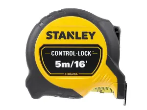 Stanley STA537235 5m 16ft Control Grip Trade Tape Measure Magnetic STHT37235-5