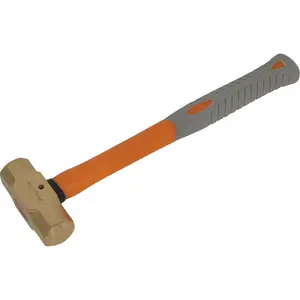 1lb Non-Sparking Sledge Hammer with Shock Absorbing Grip