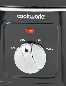 Cookworks 3.5L Slow Cooker - Black