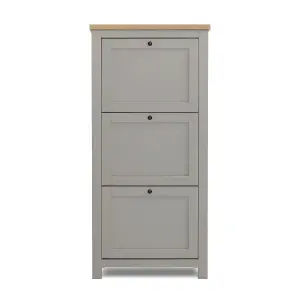 Wiltshire Shoe Cabinet - Grey -