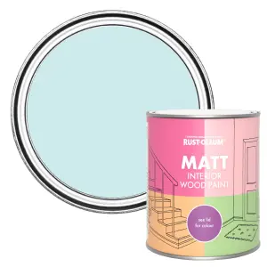 Rust-Oleum Duck Egg Matt Interior Wood Paint  750ml