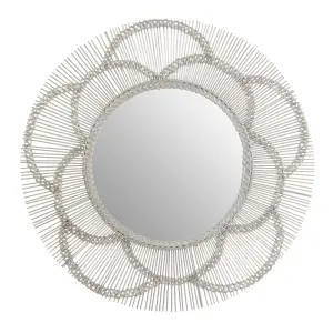 Interiors by Premier Templar Floral Effect Wall Mirror