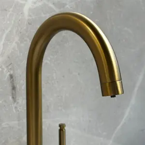 Liquida BHT311BR 3 In 1 Brushed Brass Kitchen Instant Boiling Hot Water Tap