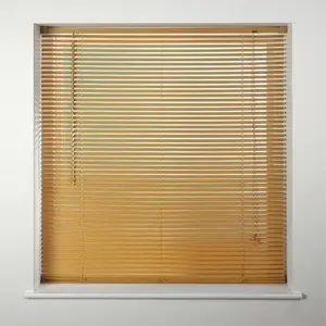 PVC Room Darkening Venetian Blind Teak / 213 cm L x 60 cm W