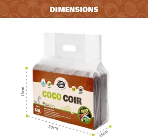 Coco&Coir Coco Grow - 9L/650g - Peat Free Compost