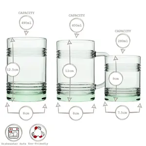 280ml Drinking Glass Set (Set of 12)