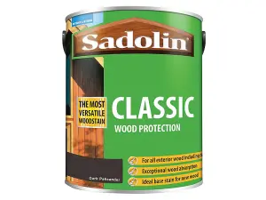 Sadolin 5028477 Classic Wood Protection Dark Palisander 5 litre SAD5028477