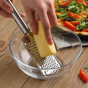 Stainless Steel Paddle Grater Compact Cheese Grater Zest Food Shredder Utensil