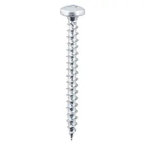 TIMCO Solo Pan Head Silver Woodscrews - 4.0 x 20 (200pcs)