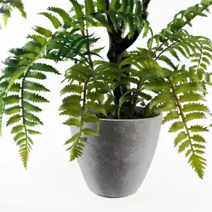 70cm Artificial Fern Tree in Decorative Planter