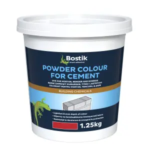 Bostik Red Powder colour Tub 1.25kg