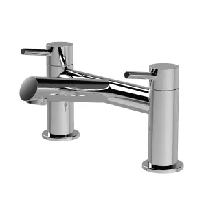 Minimalist Deck Mounted Bath Filler Tap - Chrome - Balterley