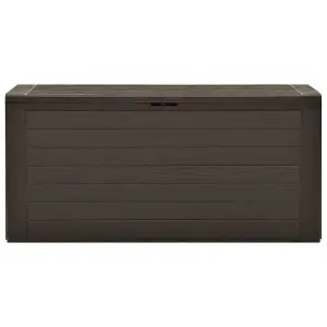 Berkfield Garden Storage Box Brown 116x44x55 cm