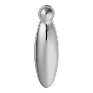 Pear Drop Shaped Lock Profile Escutcheon 60 x 18mm Polished Chrome Lock Cover