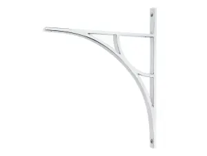 Polished Chrome Tyne Shelf Bracket (314mm x 250mm)