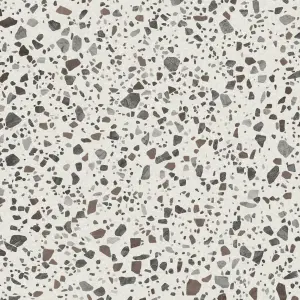 D-C-Fix White & Brown Terrazzo Stone effect Self-adhesive Vinyl tile, 1.2m²