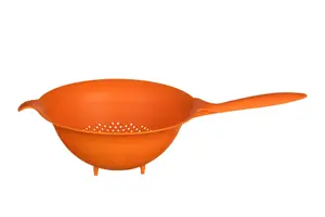 Essentials by Premier Orange Plastic Colander with Small Holes