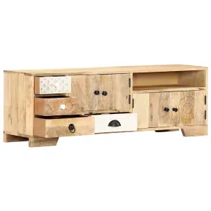 Berkfield TV Cabinet 120x30x40 cm Solid Mango Wood