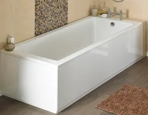 750mm MDF Bath End Panel & Plinth - Gloss White