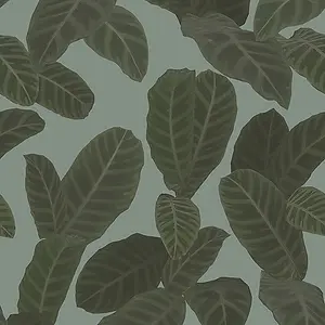 Galerie Ted Baker Eden Blue Piner Large Leaf Wallpaper Roll