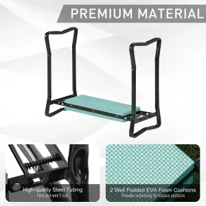 Outsunny 2In1 Folding Garden Kneeler Foam Chair Pad Support Bench Gardening Tool