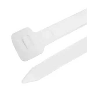 B&Q White Cable tie (L)200mm, Pack of 200